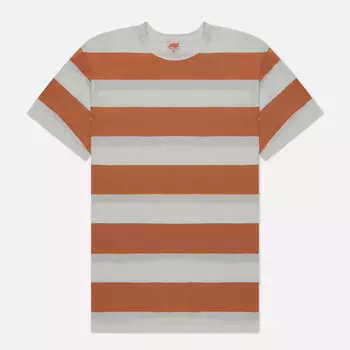 Мужская футболка TSPTR Border Stripe, цвет оранжевый, размер XXL