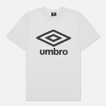 Мужская футболка Umbro FW Large Logo, цвет белый, размер XL