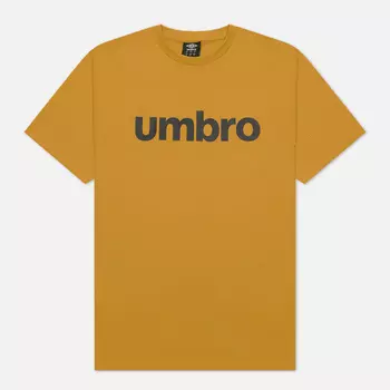 Мужская футболка Umbro FW Linear Logo Graphic, цвет жёлтый, размер L