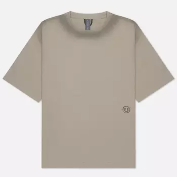 Мужская футболка UNAFFECTED Sprayed Graphic, цвет бежевый, размер S