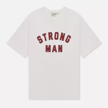 Мужская футболка Uniform Bridge Strong Man, цвет белый, размер L