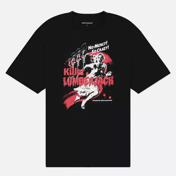 Мужская футболка uniform experiment Killer Lumberjack, цвет чёрный, размер XXL