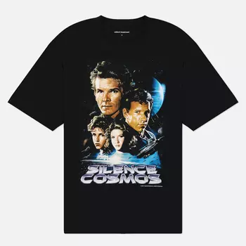 Мужская футболка uniform experiment Silence Cosmos, цвет чёрный, размер M