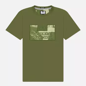Мужская футболка Weekend Offender Adachi Camo, цвет зелёный, размер XL
