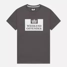 Мужская футболка Weekend Offender Prison AW21, цвет серый, размер XXL
