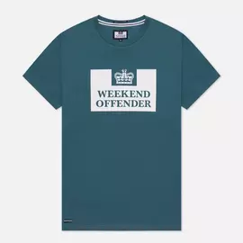 Мужская футболка Weekend Offender Prison AW21, цвет синий, размер S