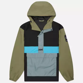 Мужская куртка анорак Helly Hansen Play, цвет зелёный, размер S