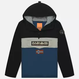 Мужская куртка анорак Napapijri Rainforest Block 2, цвет синий, размер M