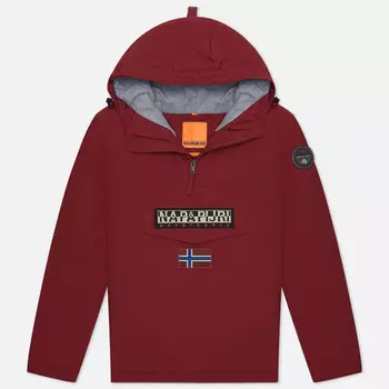 Мужская куртка анорак Napapijri Rainforest Winter 2, цвет бордовый, размер S