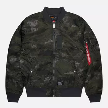 Мужская куртка бомбер Alpha Industries MA-1 Mod Flight, цвет камуфляжный, размер XXL