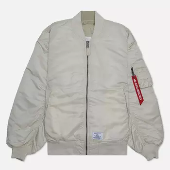 Мужская куртка бомбер Alpha Industries MA-1 Bloodchit Gen II Flight Oversized, цвет бежевый, размер XL