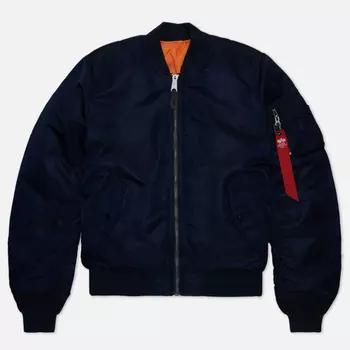 Мужская куртка бомбер Alpha Industries MA-1 Slim Fit, цвет синий, размер XL