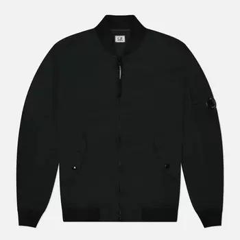 Мужская куртка бомбер C.P. Company Nycra-R Regular, цвет чёрный, размер S