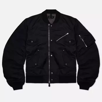 Мужская куртка бомбер EASTLOGUE Flight MA-1, цвет чёрный, размер XL