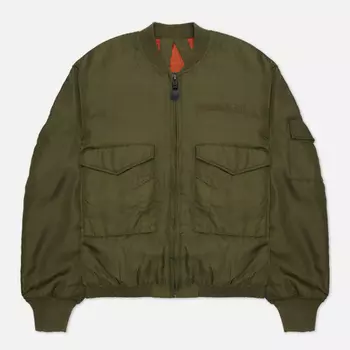 Мужская куртка бомбер maharishi Fire Phoenix MA-1 Flight, цвет оливковый, размер XXL