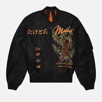 Мужская куртка бомбер maharishi Take Tora MA1 Flight, цвет чёрный, размер XXL