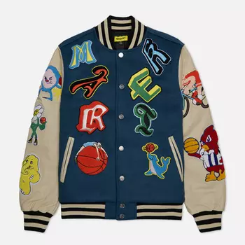 Мужская куртка бомбер MARKET Varsity Overload Varsity, цвет синий, размер S