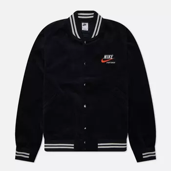 Мужская куртка бомбер Nike Trend, цвет чёрный, размер S