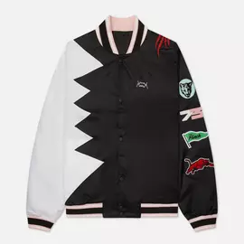 Мужская куртка бомбер Puma Official Visit, цвет чёрный, размер S