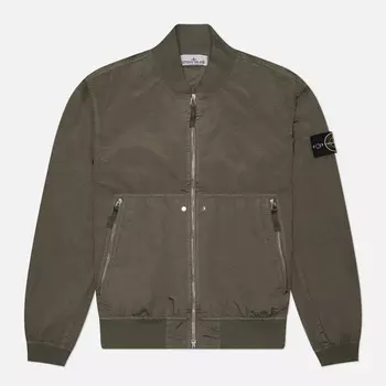 Мужская куртка бомбер Stone Island Nylon Metal Watro-TC Econy, цвет оливковый, размер XL