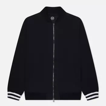 Мужская куртка бомбер uniform experiment Basic Ribbed, цвет чёрный, размер S