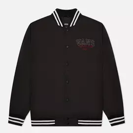 Мужская куртка бомбер Vans 66 Champs Varsity, цвет чёрный, размер M