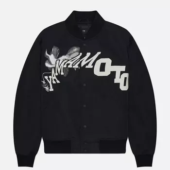 Мужская куртка бомбер Y-3 Team PrimaLoft insulation, цвет чёрный, размер M