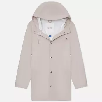 Мужская куртка дождевик Stutterheim Stockholm, цвет бежевый, размер M