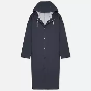 Мужская куртка дождевик Stutterheim Stockholm Long, цвет серый, размер L