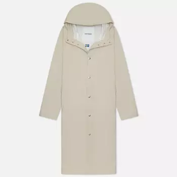 Мужская куртка дождевик Stutterheim Stockholm Long Print, цвет бежевый, размер XXL