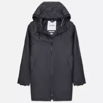 Мужская куртка дождевик Stutterheim Stockholm Winter, цвет чёрный, размер XS