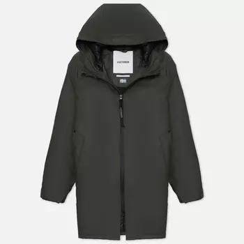 Мужская куртка дождевик Stutterheim Stockholm Winter, цвет зелёный, размер XS