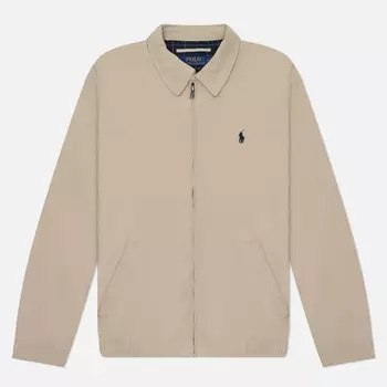 Мужская куртка харрингтон Polo Ralph Lauren Bi-Swing Windbreaker, цвет бежевый, размер M