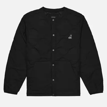 Мужская куртка лайнер Kangol Kangol Down Cardigan, цвет чёрный, размер S