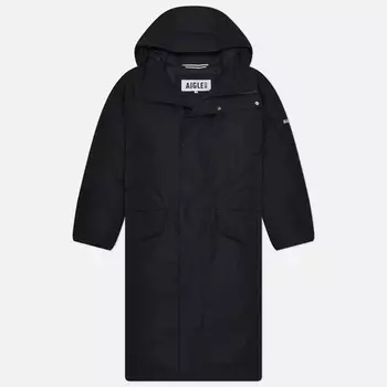 Мужская куртка парка Aigle Long Hooded MTD Ultra Hot, цвет чёрный, размер XL
