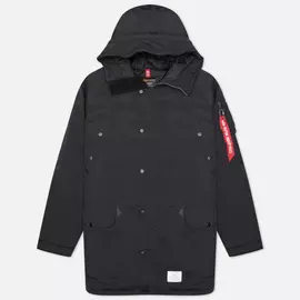 Мужская куртка парка Alpha Industries N-3B Altitude Mod, цвет чёрный, размер XXL