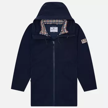 Мужская куртка парка Aquascutum Hydro 3-Way Active Club Check, цвет синий, размер S