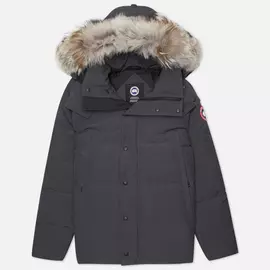 Мужская куртка парка Canada Goose Wyndham, цвет серый, размер XL