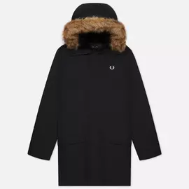 Мужская куртка парка Fred Perry Padded, цвет чёрный, размер XL