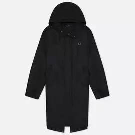 Мужская куртка парка Fred Perry Shell, цвет чёрный, размер XXXL