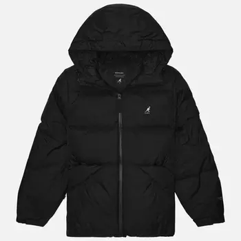 Мужская куртка парка Kangol Micro Ripstop Down, цвет чёрный, размер S