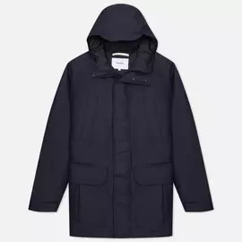 Мужская куртка парка Norse Projects Stavanger EcoNyl, цвет синий, размер S
