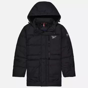 Мужская куртка парка Reebok Down Puffer Hooded, цвет серый, размер M