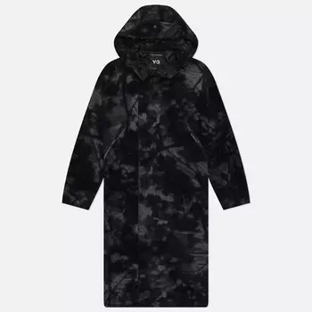 Мужская куртка парка Y-3 Allover Print Padded, цвет чёрный, размер S