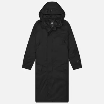 Мужская куртка парка Y-3 Padded Hooded, цвет чёрный, размер S