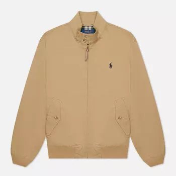 Мужская куртка Polo Ralph Lauren Twill Mockneck City Baracuda, цвет коричневый, размер L