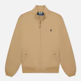 Мужская куртка Polo Ralph Lauren Twill Mockneck City Baracuda, цвет коричневый, размер M