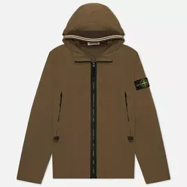Мужская куртка Stone Island Skin Touch Nylon-TC, цвет оливковый, размер S