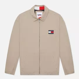Мужская куртка Tommy Jeans Casual Cotton, цвет бежевый, размер M