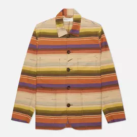 Мужская куртка Universal Works Bakers Mex Blanket, цвет бежевый, размер XXL